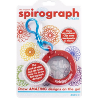 Spirograph Cyclex Clip Keychain