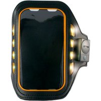 KSIX Sportarmband med LED 4" svart neopren