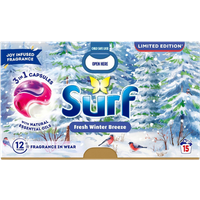 Surf 3-i-1 Fresh Winter Breeze Fläckborttagningskapslar – 15 st