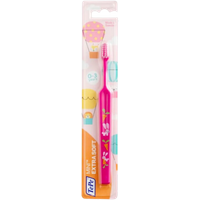 TePe Mini Extra Mjuk Barntandborste 0-3 år - Rosa