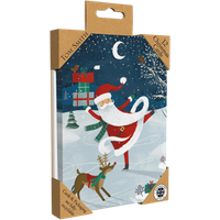 Tom Smith Lyxigt julkort Jultomten - 12 st