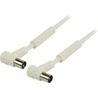 Valueline Antennkabel Vit 120 dB - 1 meter