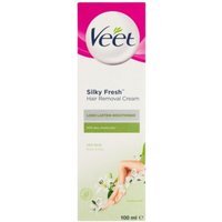 Veet Silky Fresh Hårborttagningskräm för Torr Hud – 100 ml