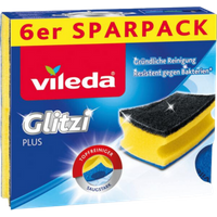 Vileda Glitzi Plus disksvampar - 6 st