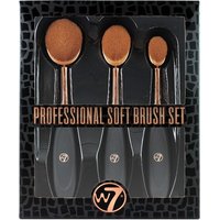 W7 3-delat professionellt set med mjuka borstar