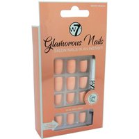 W7 Glamorous Nails White Peach - 24 st