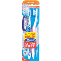 Wisdom Regular Plus Medium tandborste - 2 st