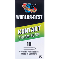 Worlds Best Contact Kondomer i form av kräm 10 st