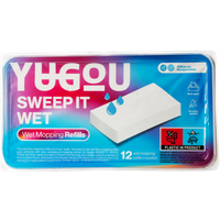 YUGOU Sweep It Wet Mopping Refills – 12 st