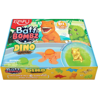 Zimpli Kids Baff Bombz Dino Surprise Badbombset med Dinofigurer