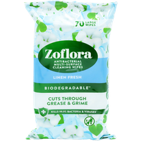 Zoflora Antibacterial Multi Surface Linen Fresh Rengöringsservetter - 70 st