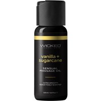 Wicked Sensual Care Vanilla & Sugarcane Sensual Massage Oil 120 ml