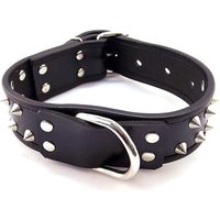 Rouge Garments Black Leather Studded Collar