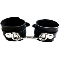 Rouge Garments Black Rubber Wrist Cuffs