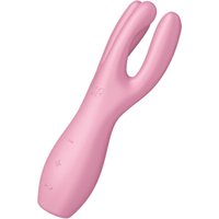 Satisfyer Threesome 3 Rechargeable Clitoral Stimulator, Pink