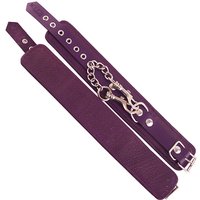 Rouge Garments Leather Ankle Cuffs Purple