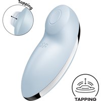 Satisfyer Tap & Climax 2 Tapping Motion Lay-On Clitoral Stimulator, Blue