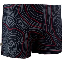 Herren Badehose eng anliegend gestreift Boxerbadehose