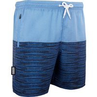 Herren Badehose mit Muster Streifen Grün Schwarz