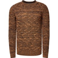 Strick mit Muster Rundhals-Pullover