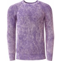 Verwaschener Strickpullover im Vintage Look