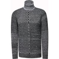 Schwerer Grobstrick Rollkragen-Pullover