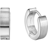 Zeeme Stainless Steel Klappcreolen Edelstahl Ø 13mm matt