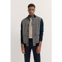 Bugatti Herren Sweatjacke mit Collegekragen