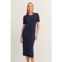 Bugatti Damen Strickkleid mit Seitenschlitzen