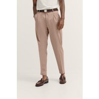 Bugatti Herren Bundfaltenhose mit Satin-Stretch