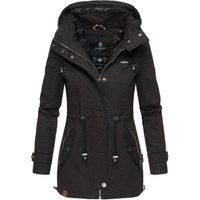 Marikoo leichte Damen Übergangsjacke mit abnehmbarer Kapuze