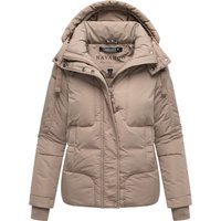 Navahoo Damen Steppjacke Zauberlicht mit Fleecefutter & Kapuze