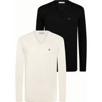 Pullover Pullover Mit V-Ausschnitt 2Er-Pack