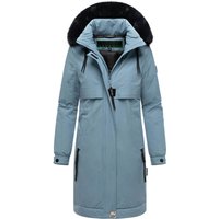 Navahoo Kaltwetterretter Damen Winter Parka mit Kunstfellkragen