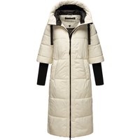 Navahoo Damen Steppjacke Ciao Miau – Extra Lang & Warm