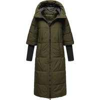 Navahoo Damen Steppjacke Ciao Miau – Extra Lang & Warm