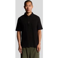 Interlock-Polo mit Reißverschluss Lyle & Scott