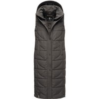 Navahoo Damen Steppweste Brezelchen – Lang & Stylisch Warm