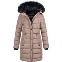 Navahoo Damen Winter Steppjacke Lotusblüte Princess – Lang & Warm