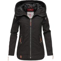 Navahoo Damen Übergangsjacke Wekoo – Leichte Baumwolljacke mit Kapuze