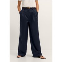 Bugatti Damen Chinohose mit weitem Bein aus Stretch-Baumwolle