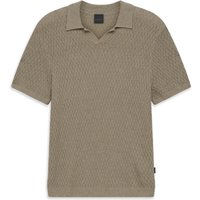 Bugatti Herren Strickpolo Regular Fit aus einem Baumwollmix