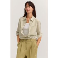 Bugatti Damen Hemdbluse aus einer Baumwollmischung