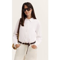 Bugatti Damen Bluse in A-Linie aus elastischer Baumwollmischung