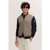 Bugatti Herren Sweatjacke mit Reißverschluss und Stehkragen