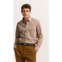 Bugatti Herren Hemd mit Under-Button-Down Kragen
