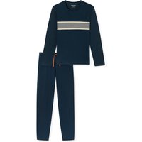 Schiesser Herren Pyjama CasualSchlafanzug, Pyjama Set, Nachtwäsche