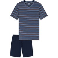Schiesser Herren Pyjama CasualSchlafanzug, Pyjama Set, Nachtwäsche