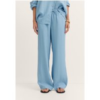Bugatti Damen Leinenhose Modern Fit mit entspannter Bundlösung