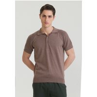 Polo Shirt Kurzarm Strick-Polo Shirt Kurzarm